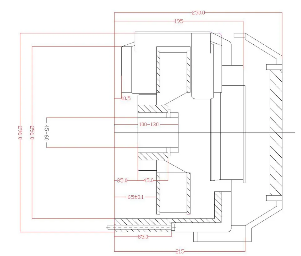 Давление воздуха и крутящий момент План крепления фланца